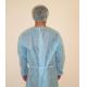 Blue Nonwoven SMS 50gsm Patient In Hospital Gown