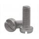 Stainless Steel Slotted Head Screw Zinc Plated DIN Standard For Automobile Industry