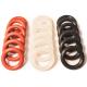 Mechanical Rubber Seal Ring Chemical Resistance Coloured Rubber O Rings