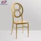 ODM Lucky Eight Aluminum Gold Metal Chiavari Chair For Wedding restaurant