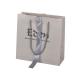 Nylon Rope Custom Logo Paper Bags , Kraft Paper Carrier Bags 20x30x12cm