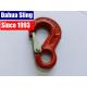Red 8mm Ratchet Strap Hooks , Tow Strap Hook CE GS Approved