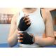 Black Women's Gym Gloves: Polyester Neoprene, Sizes S, M, L - Ideal for Cycling