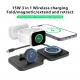 Office Home Magsafe 3 In 1 Foldable Magnetic Wireless Charger For Samsung / Iphone