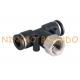 1/2'' 12mm Female Branch Tee Quick Connect Pneumatic Hose Fittings