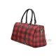 Vintage Classic Plaid Travel Duffel Bags For Academic / Commercial Trips