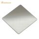 Silver Matte Brushed J2 Stainless Steel Plate Four Feet 0.8m Thk