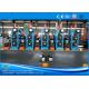 Round / Rectangular ERW Steel Pipe Production Line Worm Gearing Friction Saw Cutting