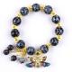 Handmade Gemstone Beaded Bracelet Snow Flake Adjustable Charms Bracelet For Party Daily Wearing