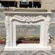 Marble Fireplace Louise XIV French Surround Freestanding Fireproof Stone Carving