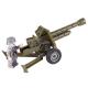 WW2 military weapon mini figures accessories artillery plastic building blocks toys