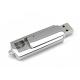 Custom Logo Metal Slide USB Flash Drive With Fast Write And Read Speed