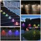 Solar Powered Garden Light For Patio Stairs Outdoor Yard Pathway Lamp Solar Wall Fence Light