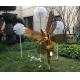 SS Lawn Garden Sculptures And Statues Modern Golden Varnished