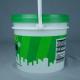 18l Round Plastic Paint Bucket With Handles IML Decoration