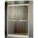 Custom Aluminium Shower Door Double Rail Sliding Door Temper Glass 8mm,10mm