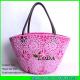 LUDA new designer handbags cotton mesh beach bags wheat staw tote shoulder bag