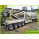 Trailer Type Construction Waste Mobile Crusher Plant