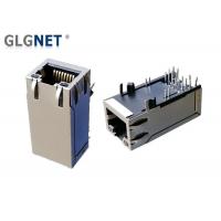 Custom Through Hole 10G RJ45 Connector Side Entry Phosphor Bronze
