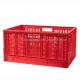 Plastic Mesh Style Folding Box for Durable Storage of Fresh Fruits and Vegetables