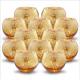 Speckled gold Round Mercury Glass Votive Candle Holders