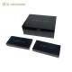 Black Magnetic Closure Rigid Boxes Cardboard Magnetic Closure Gift Box ISO Approved