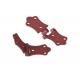 Red Color Metal Window Hinges Hardware Fittings Used In Modular Furniture