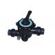 1.5 Inch / 2.0 Inch Side Mount Multiport Valves For Swimming Pool Sand Filters 6 Position
