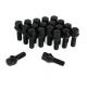 Heat Treated BMW Conical Lug Bolts Black Color With 1.10 Inch Shank Length