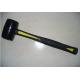 black rubber hammer with TPR handle