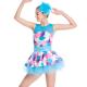 Bubble Prints Competition Dance Wear Sleeveless Bodice Knee Length jazz dance competition costumes