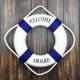 Wall Hanging Decorative Life Preserver Ring 20.5 Hard Foam For Life Saver