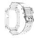 Private Mold Transparent Bands for I Watch 2 3 4 5 6 7 8 9 SE 11 Colors Smart Watch Band