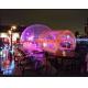 inflatable crystal bubble tent , inflatable clear dome tent, clear plastic tent with light