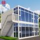 Zontop Quality New Design Small Low Cost Fast Build  Ready Quick Concrete Modular Glass Containre Prefab House Home