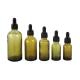 Olive Green Glass Tincture Bottles Essential Oil Glass Dropper Bottles 5ml 10ml 15ml 20ml 30ml