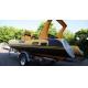 580cm orca hypalon commercial   large rear space colorfull hull  inflatable rib boat rib580B with double engines plate