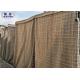 Geotextile Lined Sand Filled Barriers , Emergency Flood Control Barriers