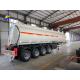 3/4 Axles Stainless Steel Liquid Storage Oil Fuel Tank Semi Trailer with Flatbed