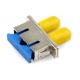 Fiber optic sc to st adapter, Metal Hybrid Fiber Optic Adapter, Female To Female REACH SvHC Compliant