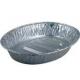 Takeaway Aluminum Cake Pan , Food Packing Oval Roasting Pan Environment Friendly