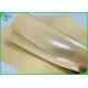 Strong Moisture Proof Food Pack Poly Plastic Coated Paper With Different Thickness