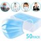 Nonwoven 50 Pack Disposable Earloop Face Mask