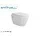 White Wall Mounted Commode Toilet 570*370*410 Mm With Upc Certificated