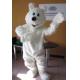 Lovely polar bear cartoon character mascot costumes for adult