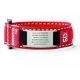 Woven Nylon Sport ID Bracelet / Runner Identification Bracelet With 3M Reflective Stripe