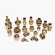 Customized CNC Brass Precision Turned Parts With ISO 9001 Certification