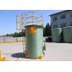 Sewage Treatment Waste Disposal Tank Vertical FRP 16000 Gallon Customzied Color