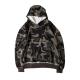 High Street Fashion Mens Oversized Pullover Hoodie V Neck Camo Pattern Type