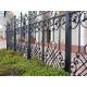 Garden Prefabricated Wrought Iron Fence Panels 6x6 Corrosion Resistance